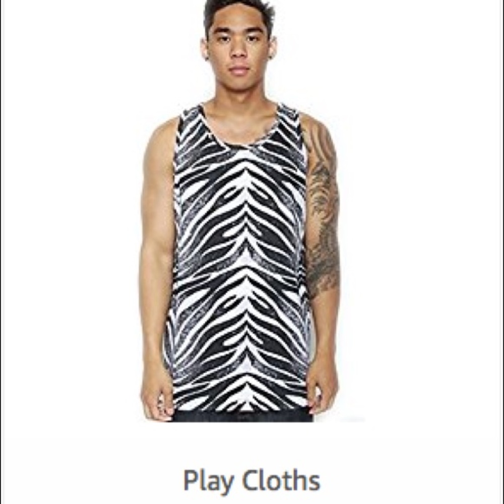 Play Cloths Zebra Tank